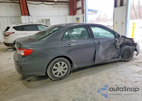 2011 Toyota Corolla Base from USA, damaged, VIN 2T1BU4EE0BC744571